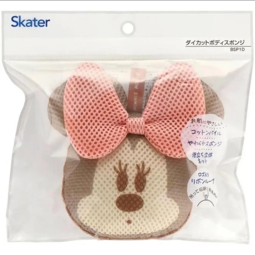 Disney Minnie Mouse Body Sponge Washcloth, Bath Face Towel, Cute